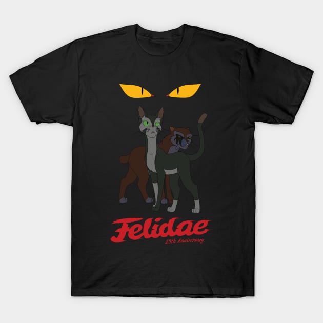 Felidae 25th anniversary T-Shirt by CopperIrisArt